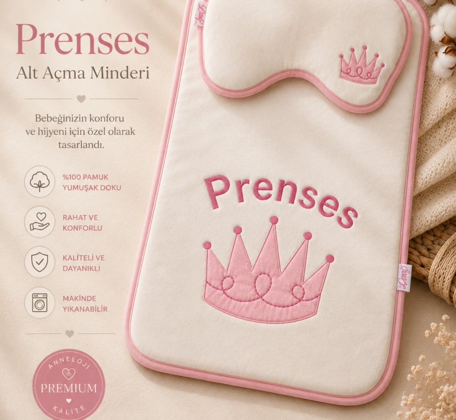 👑 Prenses Alt Açma Minderi